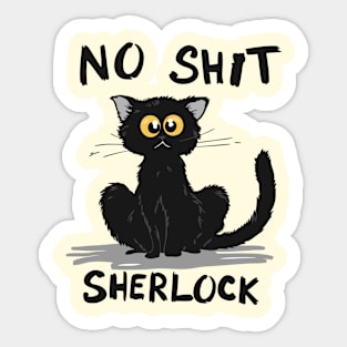 Black Cat Sticker